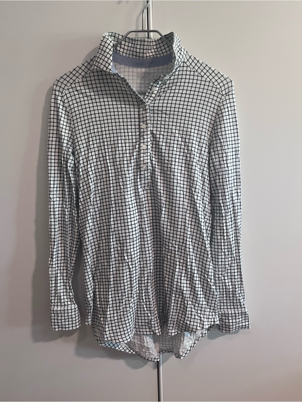 Land's End extra long flowy collared shirt
